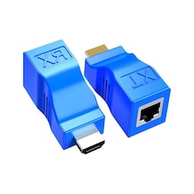 Hdmı - Rj45 Adaptör Ethernet Kablo Genişletici Dönüştürücü