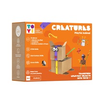 Toyi Creatures Playful Animal - Stem Seti Ve Yaratıcı Yapı Oyuncakları