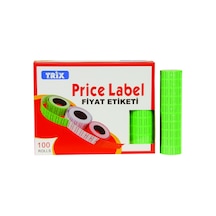 Etiketi- Yeşil- 100'lü