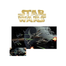 Star Wars Tie Fighter Vs. X-wing Glass Poster