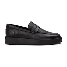 Deery Hakiki Deri Siyah Erkek Loafer Ayakkabı - 01964msyhe01 Siyah