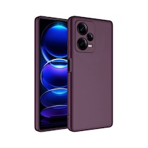 Zore Redmi Note 12 Pro Plus 5g Kılıf Nvth Mara Lansman Kapak - Koyu Mor