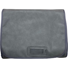 Deri Kumaş Gri Renk 84 / 28 Cm Bileklik Sergileme Seyahat Çantası