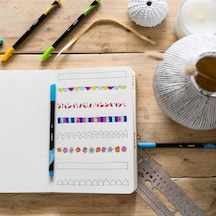 Intensity Fine Liner İnce Uçlu Mavi Keçeli Kalem 12'li Kutu, 0.4 Mm İnce Kalınlıkta Uç, Su Bazlı Mürekkep