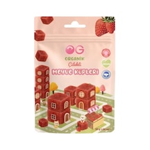 Og Natural Organik Çilekli Meyve Küpleri 30gr