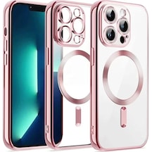 Newface Apple İphone 15 Kılıf Kross Magneticsafe Kapak - Pembe