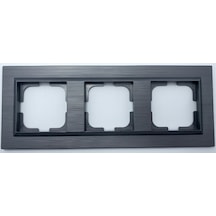 Ovivo Antrasit Üçlü Çerçeve