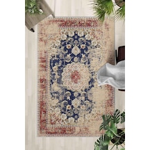 Kaymaz Taban Yıkanabilir Halı Mutfak, Salon, Yatak Odası İçin Modern Dijital Baskı Halı Slnhalı31 - 0104 Çok Renkli