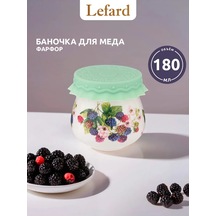 Lefard Porselen Bal Kavanozu 180 Ml Kapaklı 159689121 Yeşil