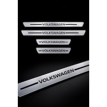 Volkswagen Krom Plastik 4 Parça Kapı Parlak Eşik Seti