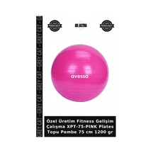 Özel Üretim Fitness Gelişim Çalışma Xpt-75-pınk Plates Topu Pembe 75 Cm 1200 Gr