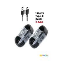 Samsung Uyumlu Type-c Hızlı Şarj Kablosu S8 S9 Plus Note 8 Note 9 A20 A30 A50 A70 1 Mt 2 Adet