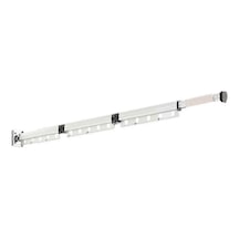 Ganzhoushop Geri Çekilebilir Giysi Kurutma Rafı Giysi Kurutma Rafı Katlanabilir Geri Çekilebilir Duvara Monte Yerden Tasarruf Sağlayan Giysi Askısı Rafı, B Çok Renkli