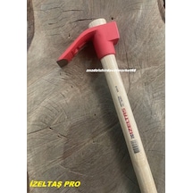 İzeltaş Pro Keser Çelik Usta Keseri Dövme Çelik Keser Yekpare Çelik 400gr Saplı