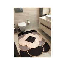 Dijital Baskı Yıkanabilir Kaymaz Taban Leke Tutmaz Yolluk Kilim Salon Mutfak Halısı Polyester Dijita Renkli
