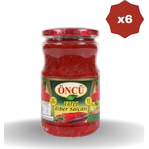 Öncü Tatlı Biber Salçası 700 Gr - 6 Adet