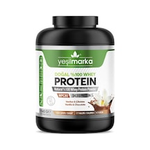 Yeşilmarka Doğal Whey Protein Tozu – Çikolata/Vanilya 1540 Gr