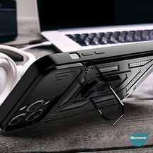 Galaxy A04s İçin Kılıf Impact Resistant Siyah Galaxy A04s İle Uyumlu Kılıf - Siyah 50 x 22