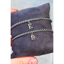2 Adet Unisex Paslanmaz Çelik Bileklik Sevgili Arkadaş Çift Bilekliği Acb01c Metalik