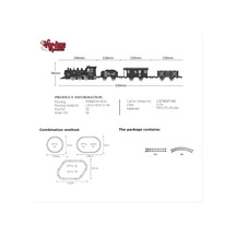 Ff-1603c-4c Işıklı Ve Sesli Buharlı Tren Seti -vrd Çok Renkli