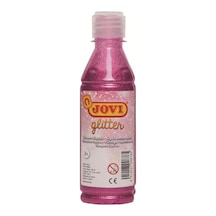 Jovi Pembe Renk 250 ML Simli Sıvı Guaj Boya Pembe