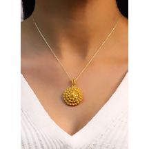 Bereket Model Altın Kaplama Telkari Gümüş Kolye (506088841)