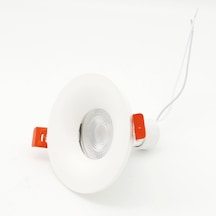 Sunlight Pliton Dekoratif Sıva Altı Beyaz Led Armatür Gu10 Beyaz