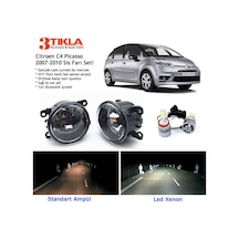Citroen C4 Picasso 2007-2010 Beyaz Led Xenon Sis Farı Seti