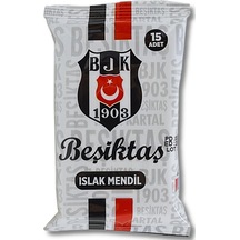Beşiktaş Islak Cep Mendili 15 Yaprak 609024 1 Adet Tekli
