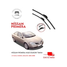Nissan Primera P12  Silecek Seti Araca Özel  Aparat 2002-2