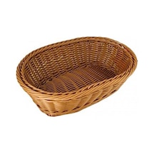 Hasır Oval Sepet Ekmek Sepeti - Meyve Sepeti 24cm X 16cm X 7cm