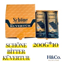 Schöne Profesyonel Mini Bitter Kuvertur 200gr 10