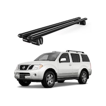 Pençe Nissan Pathfinder R51 2004-2012 Uyumlu Siyah Ara Atkı Port Bagaj Tavan Barı