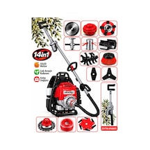 Dragro Drg-14 Sırt Tipi K Motorlu Tırpan Çapalama Seti + Zeytin Toplama 14 Parça Full Set Bahçe Seti