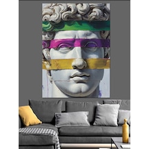 Ahşap Tablo Antik Heykel Pop Art
