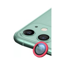 Newface Apple Uyumlu İphone 12 Mini Raze Metal Kamera Lens - Kırmızı - Özel Seri 8683140816650