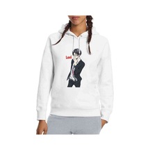 Anime Attack On Titan Baskılı Beyaz Kadın Kapşonlu Sweatshirt (534772313)