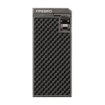 Firebird Çift Torch Pürmüz Siyah Karbon Desenli Puro Çakmağı Trm1018