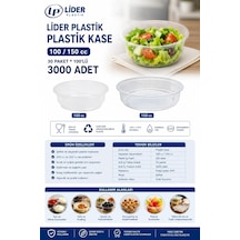 Ankara Lider Sup Kase 100-150 Cc 30 Paketx100'lü 3000 Adet