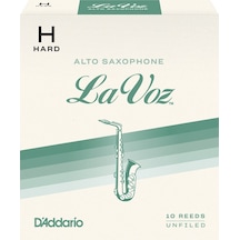 D'addario Rjc10hd La Voz Alto Saksafon Kamışı Hard Sertlik Profesyonel/caz - 10'lu Paket Güçlü Ses Projeksiyonu Ve Sert Ton Karakteri