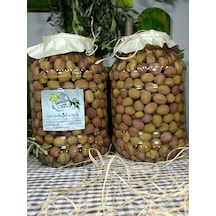 Aydın Yöresi Manzalina Cinsi Sofralık Tatlandırılmış Çizik Zeytin 6 Kg