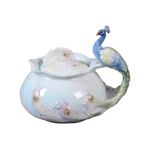 Veronese Biblolar-wise Porselen Tavuskuslu Sekerlık-13 11 11,5 Cm