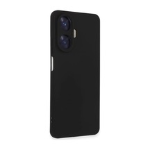 Realme C55 Uyumlu Kılıf Nano İçi Kadife Silikon - Siyah