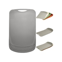 Kesme Ve Kesme Tahtası Kevzi İle-meyveleri Ve Sebzeleri Kesmek Ve Yıkamak İçin 2'si 1 Arada Mutfak Aleti-bpa İçermeyen, Bulaşık Makinesi Güvenli Çam