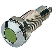 Marintek Ledli İkaz Lambası. Montaj Ø 18mm. 12v. Yeşil