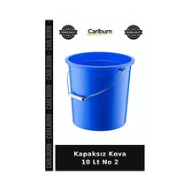 Özel Üretim Kapaksız Kova 10 Lt No 2 Pratik Kap Banyo Gereci Kolay Kullanım