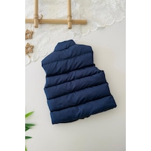 Miniğimin Cicileri Cepli Unisex Çocuk Şişme Yelek - Lacivert