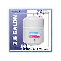 Tüm Su Arıtma Cihazlarına Uyumlu 2,8 Galon (10 Lt) Metal Tank (554502599)