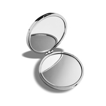 Gaman Yuvarlak Mini Metal Cep Aynası, Taşınabilir Makyaj Aynası,