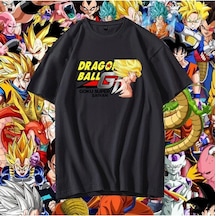 Noıssey Kırmızı Etiket Gala Dragon Ball T-shirt Goku Süper Saiyan 09953 Siyah